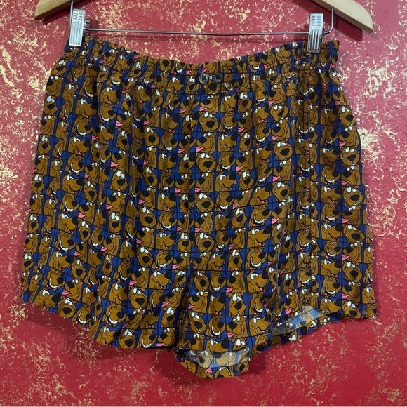 SCOOPY DOO 90's CARTOON NETWORK Vintage Silk Underwear Boxer Brief Shorts M - Picture 1 of 15